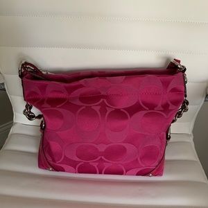 Hot Pink Coach Classic C's Handbag